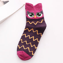 Load image into Gallery viewer, New Style Owl Socks Three-Dimensional Cartoon Socks Cotton Mid-Tube Women Socks
