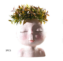 Load image into Gallery viewer, Nordic Creative Art Doll Sculpture Flower Pot
