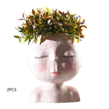 Load image into Gallery viewer, Nordic Creative Art Doll Sculpture Flower Pot
