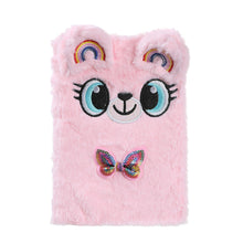Load image into Gallery viewer, Plush Notebook For Children To Write Winter Diary
