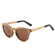 Load image into Gallery viewer, Skateboard Wood Spring Hinge Wooden Polarized Sunglasses

