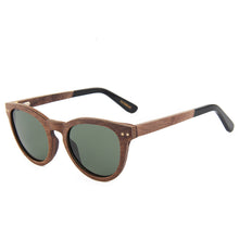 Load image into Gallery viewer, Skateboard Wood Spring Hinge Wooden Polarized Sunglasses
