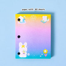 Load image into Gallery viewer, Loose-Leaf Set Pu Leather Student Portable Notepad Portable Stationery
