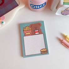 Load image into Gallery viewer, Kawaii Bear Memo Pads Note Paper Daily To Do It Check
