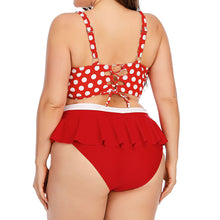 Load image into Gallery viewer, 2021 Large Plus Size Swimwear Female Push Up Bikini With Wave Women Bikini Set Two Pieces Swimsuit Bathing Suit Swim Beach Dress
