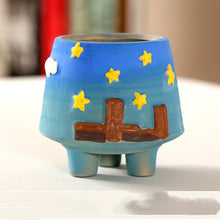 Load image into Gallery viewer, Succulent Flower Pot Painting

