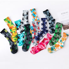 Load image into Gallery viewer, Hip-hop Trendy Socks New Personality Tie-dye Socks Long Tube Socks
