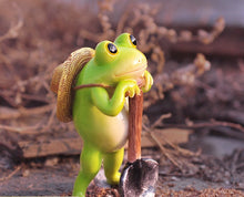 Load image into Gallery viewer, Creative Cute Frog Decoration Micro-landscape Flower Pot Resin Animal Succulent Pot Decoration Crafts Office Furnishings
