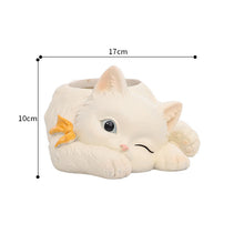 Load image into Gallery viewer, Creative Home Simulation Cat Potted Ornaments

