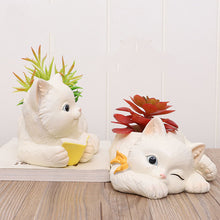 Load image into Gallery viewer, Creative Home Simulation Cat Potted Ornaments

