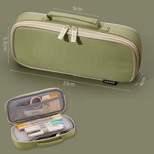 Load image into Gallery viewer, Functional Stationery Box Korean Simple Creative Middle School Girl Canvas Large Capacity Pencil Case Pencil Case
