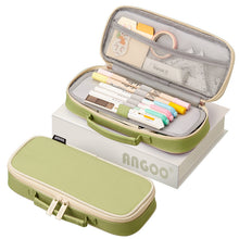 Load image into Gallery viewer, Functional Stationery Box Korean Simple Creative Middle School Girl Canvas Large Capacity Pencil Case Pencil Case
