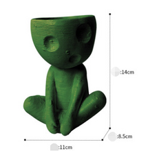 Load image into Gallery viewer, Nordic Creative Cute Tree Man Pot Ceramic Little People Body Flower Pots Home Office Ornaments Cartoon Succulent Plants Potted
