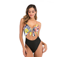 Load image into Gallery viewer, Sexy One-piece Deep V Swimsuit
