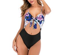 Load image into Gallery viewer, Sexy One-piece Deep V Swimsuit

