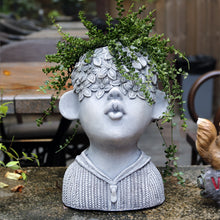 Load image into Gallery viewer, Lovely Flower Pot Art Succulent Garden Cement Exterior Courtyard Balcony Decoration Arrangement
