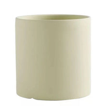 Load image into Gallery viewer, Nordic Industrial Style Colorful Ceramic Flowerpot Succulent Planter Green Plants Cylindrical Shape Flower Pot With Hole Tray

