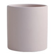 Load image into Gallery viewer, Nordic Industrial Style Colorful Ceramic Flowerpot Succulent Planter Green Plants Cylindrical Shape Flower Pot With Hole Tray
