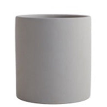 Load image into Gallery viewer, Nordic Industrial Style Colorful Ceramic Flowerpot Succulent Planter Green Plants Cylindrical Shape Flower Pot With Hole Tray
