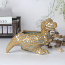 Load image into Gallery viewer, Cartoon Animal Dinosaur Succulents Ceramic Flower Pot
