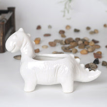 Load image into Gallery viewer, Cartoon Animal Dinosaur Succulents Ceramic Flower Pot
