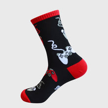 Load image into Gallery viewer, Letter Jacquard Mid-tube Cotton Casual Socks
