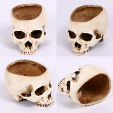 Load image into Gallery viewer, Halloween Home Skull Ashtray Flower Pot
