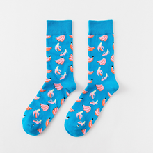 Load image into Gallery viewer, Happy tube socks fruit banana men's and women's socks
