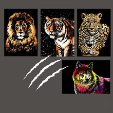 Load image into Gallery viewer, Children's scratch paper card
