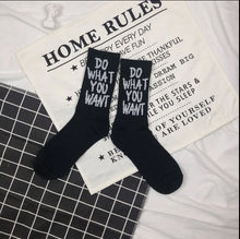 Load image into Gallery viewer, Cotton Comfortable English Socks
