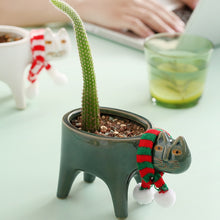 Load image into Gallery viewer, Create a surname ceramic flowerpot desktop decorative flowerpot
