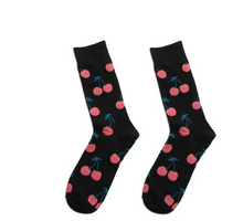 Load image into Gallery viewer, Men's and women's high-length flower long socks
