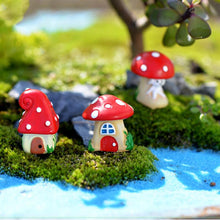 Load image into Gallery viewer, Small Mushroom Micro Landscape Bonsai Ornaments Potted Ornaments
