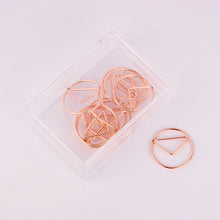 Load image into Gallery viewer, Rose gold series paper clip
