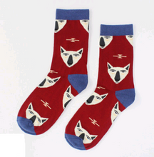 Load image into Gallery viewer, Creative socks zebra animal series stockings wild couple cotton socks
