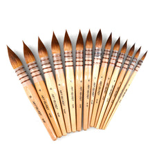 Load image into Gallery viewer, Nylon hair tip watercolor brush
