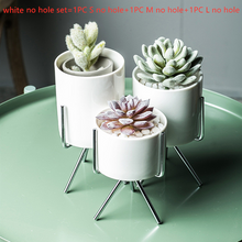 Load image into Gallery viewer, Flavor flower pot wrought iron vase simple iron frame
