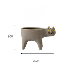 Load image into Gallery viewer, Cute Cat Tail Flower Pot Ceramic Personality Creativity
