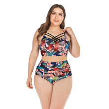 Load image into Gallery viewer, Fat woman underwire big cup ladies swimsuit
