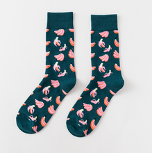 Load image into Gallery viewer, Happy tube socks fruit banana men's and women's socks
