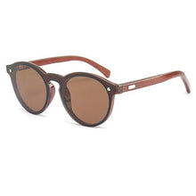 Load image into Gallery viewer, Wood grain plastic SunGlasses
