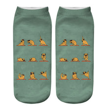 Load image into Gallery viewer, Dog PUG cartoon 3D printing socks
