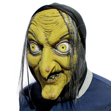 Load image into Gallery viewer, Halloween mask scary witch mask
