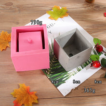 Load image into Gallery viewer, Cement flower pot silicone mold

