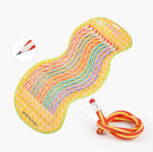 Load image into Gallery viewer, Striped spiral clear plastic soft pencil
