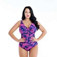 Load image into Gallery viewer, Plus size one-piece swimsuit women
