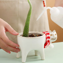 Load image into Gallery viewer, Create a surname ceramic flowerpot desktop decorative flowerpot
