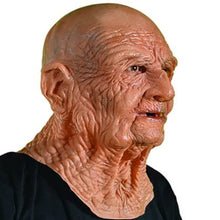 Load image into Gallery viewer, Halloween Granny Mask Latex Headgear Wig Mask

