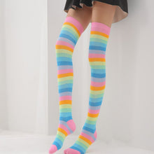 Load image into Gallery viewer, Rainbow Striped Stockings
