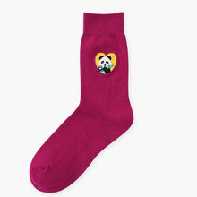 Load image into Gallery viewer, Vintage embroidered long cotton socks
